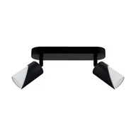 Lampy sufitowe - Oprawa ścienno-sufitowa ZEBRA SPT GU10 2L black/ white strühm - miniaturka - grafika 1