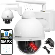 Kamery IP - KAMERA ZEWNĘTRZNA OBROTOWA WiFi IP 5MPx 4MPx Biała SD19W - miniaturka - grafika 1