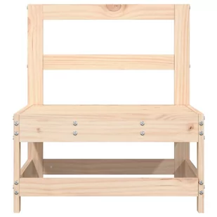 Ogrodowa sofa środkowa, lite drewno sosnowe Lumarko! - Sofy ogrodowe - miniaturka - grafika 4