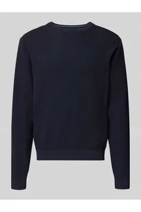 Sweter z dzianiny o kroju regular fit z czystej bawełny - Tom Tailor - Swetry męskie - miniaturka - grafika 1