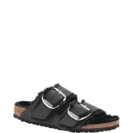 Kapcie damskie - Birkenstock Skórzane obuwie domowe BB Shearling FL - miniaturka - grafika 1