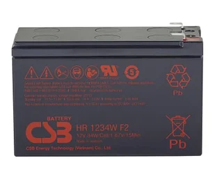 CSB Akumulator HR1234WF2 12V 9Ah - Baterie do zasilaczy awaryjnych UPS - miniaturka - grafika 1