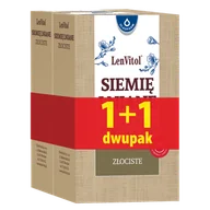 Zdrowa żywność - Siemię lniane złociste - dwupak, 250 g + 250 g - miniaturka - grafika 1