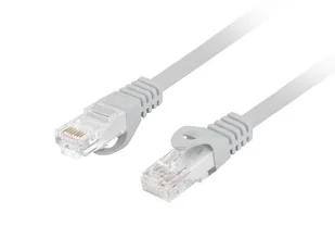 Patchcord lanberg utp kat.6 15m lszh cu fluke passed szary - Patchcordy - miniaturka - grafika 1