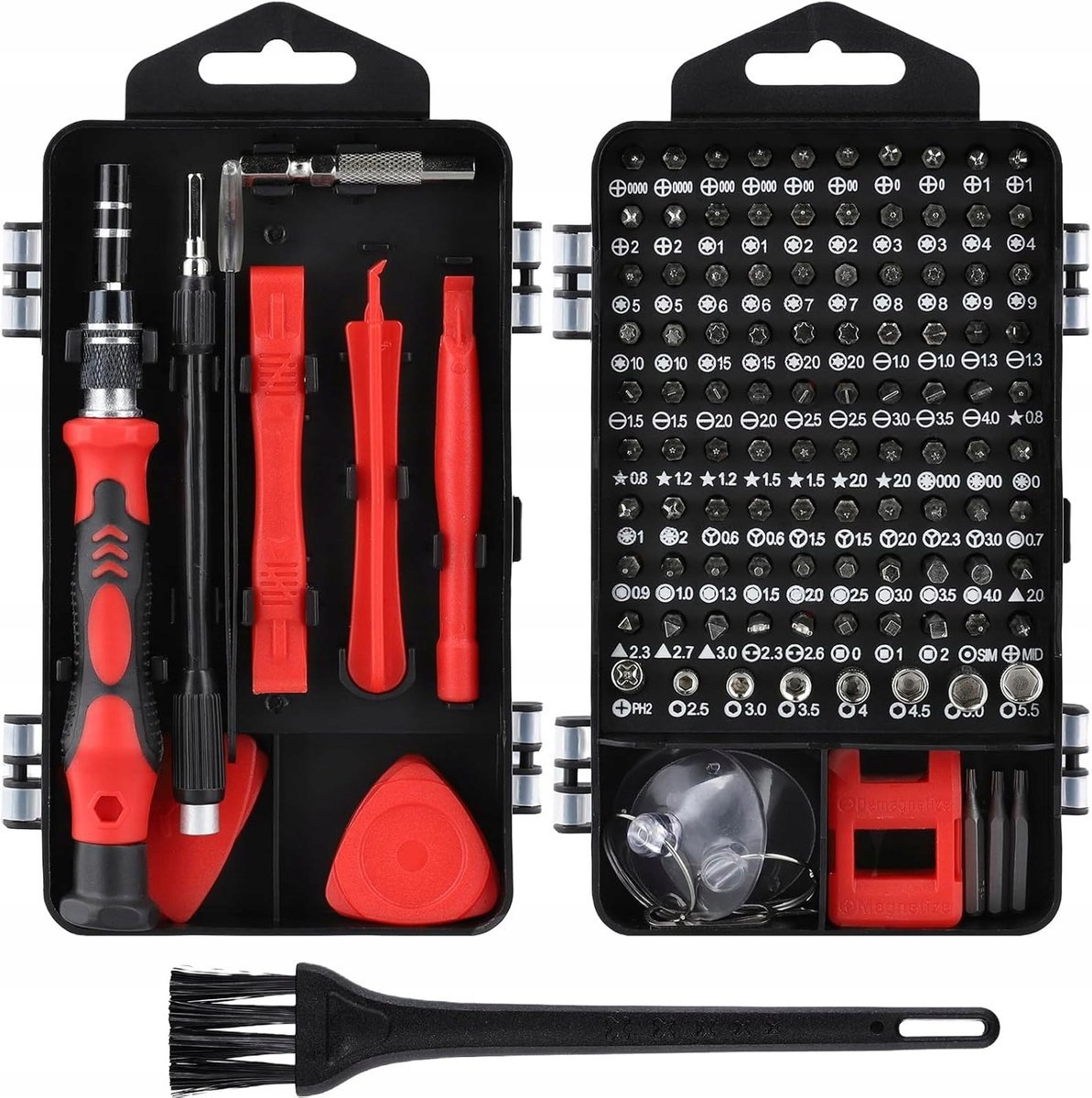 Wkrętaki Precyzyjne Zestaw Śrubokręty Torx Bity Końcówki Śrubokrętów 115Bit