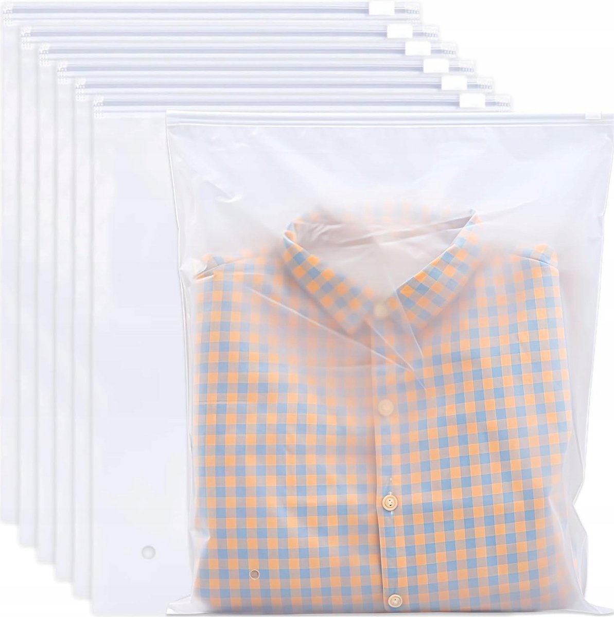 TOREBKI 30 SZTUK 45X35CM ZAMYKANE FOLIOWE WIELORAZOWE PRZEZROCZYSTE ETUI
