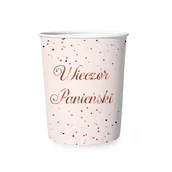 Wieczór panieński i kawalerski - L&H Kubek papierowy 220ML wieczór panieński OP6SZT 1510809 L&H 10822-uniw - miniaturka - grafika 1