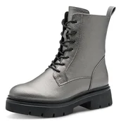 Kozaki damskie - Marco Tozzi Damskie 2-25246-45 modne kozaki, Pewter, 37 EU, Pewter, 37 EU - miniaturka - grafika 1