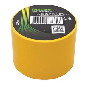 Praxa Tracon Electric izolacyjna 20mx50mm żółty S50 - Inne mocowania - miniaturka - grafika 1