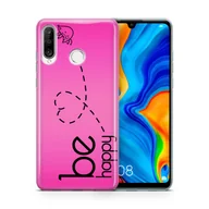 Etui i futerały do telefonów - Etui na telefon komórkowy z serii Apple Google Pixel Protective Case Bumper Case Ultra Thin, Model: Apple iPhone 11 Pro Max, Wybierz wzór: Be Happy Pink - miniaturka - grafika 1