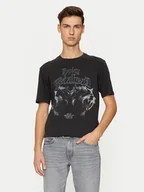 Koszulki męskie - REPLAY T-Shirt M6957 .000.23608P Czarny Regular Fit - miniaturka - grafika 1
