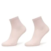 Skarpetki damskie - Skarpety krótkie Tommy Hilfiger 373001001 Różowy - miniaturka - grafika 1