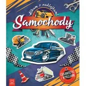 Kolorowanki, wyklejanki - AKSJOMAT Samochody. Album z naklejkami. Ciekawostki i wyklejanie - Opracowanie zbiorowe - miniaturka - grafika 1