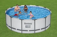 Baseny ogrodowe - Basen ogrodowy na stelażu STEEL PRO MAX 4x1,2m w zestawie - Bestway 5618W - miniaturka - grafika 1
