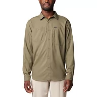 Koszule męskie - Męska koszula z długim rękawem Columbia Silver Ridge Utility Long Sleeve stone green - M - miniaturka - grafika 1