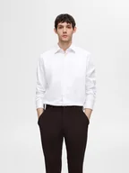 Koszule męskie - camicie uomo selected 16092939 slim-performance bright white - miniaturka - grafika 1