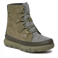 Śniegowce damskie - Śniegowce Sorel Explorer Next™ Joan Wp NL5069-397 Stone Green/Alpine Tundra - miniaturka - grafika 1
