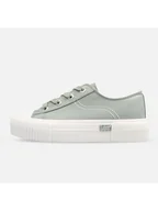 Trampki damskie - Lee Sneakersy "Isla" w kolorze zielonym - miniaturka - grafika 1