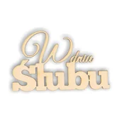 Dekoratorstwo - EKO-DECO, napis, w dniu ślubu - miniaturka - grafika 1