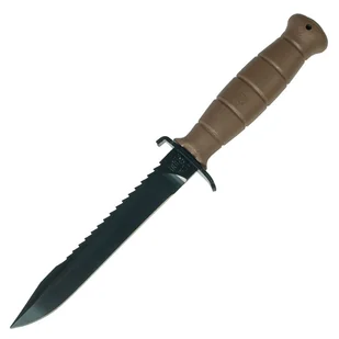 Nóż wojskowy Glock FM81 Flat Dark Earth z piłą - Noże - miniaturka - grafika 1