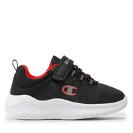 Buty dla chłopców - Sneakersy Champion S32621-KK001 Czarny - miniaturka - grafika 1
