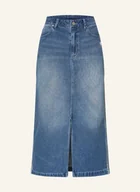 Spódnice - Adidas Originals Spódnica Jeansowa Adicolor 3 Stripes Denim blau - miniaturka - grafika 1