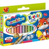 Przybory szkolne - St. Majewski ST Kredki Bambino 18 kolorów St KRE18/BAMP - miniaturka - grafika 1