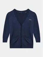 Swetry damskie - Guess Kardigan J3YR08 Z17X3 Niebieski Regular Fit - miniaturka - grafika 1