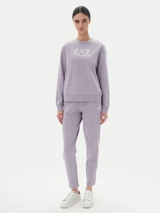 EA7 Emporio Armani Dres 7W000115 AF13135 UA092 Fioletowy Regular Fit - Dresy damskie - miniaturka - grafika 1