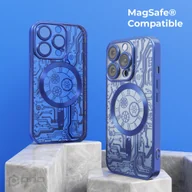 Etui i futerały do telefonów - prio eleganckie etui na telefon komórkowy MAG dla iPhone 13 niebieski - miniaturka - grafika 1