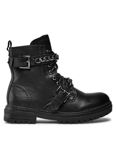 DeeZee Trapery CS5216-12 Czarny - Buty dla dziewczynek - miniaturka - grafika 1