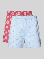 Majtki męskie - Bokserki z elastycznym pasem w zestawie 2 szt. - miniaturka - grafika 1