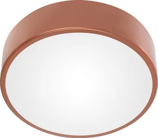 Lampa sufitowa Orno OVO plafon LED, 43W, 4000K, 4750lm, miedziana stal, klosz szklany matowy, IP20, ? 400 - Lampy sufitowe - miniaturka - grafika 1