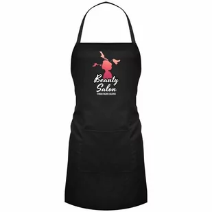 Beauty salon - produkt personalizowany - fartuch na prezent dla fryzjera - Fartuchy i rękawice kuchenne - miniaturka - grafika 1