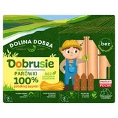 Kiełbasa i wędliny - Dolina Dobra Dobrusie Parówki 100 % polskiej szynki 160 g (2 x 80 g) - miniaturka - grafika 1