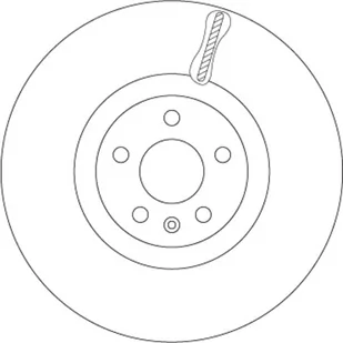 Tarcza hamulcowa TRW DF6939S - Tarcze hamulcowe - miniaturka - grafika 1