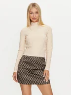 Swetry damskie - Marciano Guess Golf 4YGR36 5718Z Beżowy Regular Fit - miniaturka - grafika 1