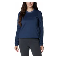 Bluzy damskie - Damska Bluza COLUMBIA WINDGATES TECH FLEECE PU 1931923466 – Granatowy - miniaturka - grafika 1