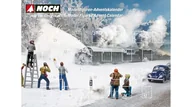 Ozdoby bożonarodzeniowe - NOCH TT kalendarz adwentowy z figurkami, ręcznie pokolorowany do toru TT, 28 figurek do scen modelarskich i dioram - miniaturka - grafika 1