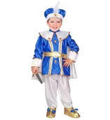 Stroje karnawałowe - Strój książę niebieski, rozmiar 116 - miniaturka - grafika 1