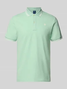 Koszulka polo o kroju slim fit z wyhaftowanym logo model ‘Dunda’ - Koszulki męskie - miniaturka - grafika 1