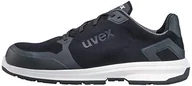 Biuro i firma OUTLET - Uvex 1 Sport S3 ESD buty ochronne dla mężczyzn – wygodne i oddychające buty robocze dla mężczyzn – lekkie i ergonomiczne półbuty welurowe, czarne, 47 EU - miniaturka - grafika 1