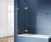 Parawany nawannowe - Parawan Nawannowy 120X150 Prawy New Trendy Avexa Gold Exk-2015 - miniaturka - grafika 1