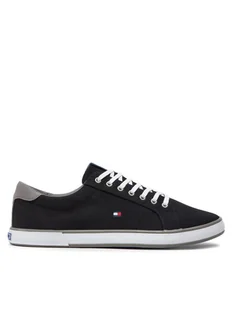 Tommy Hilfiger Tenisówki Harlow 1D FM0FM00596 Czarny - Trampki męskie - miniaturka - grafika 1