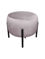 Fotele i pufy dla dzieci - Pufa WILFRED MG VELVET jasnoróżowa - POLECA nas aż 98% klientów - ZAMÓW (91 822 80 56) - miniaturka - grafika 1