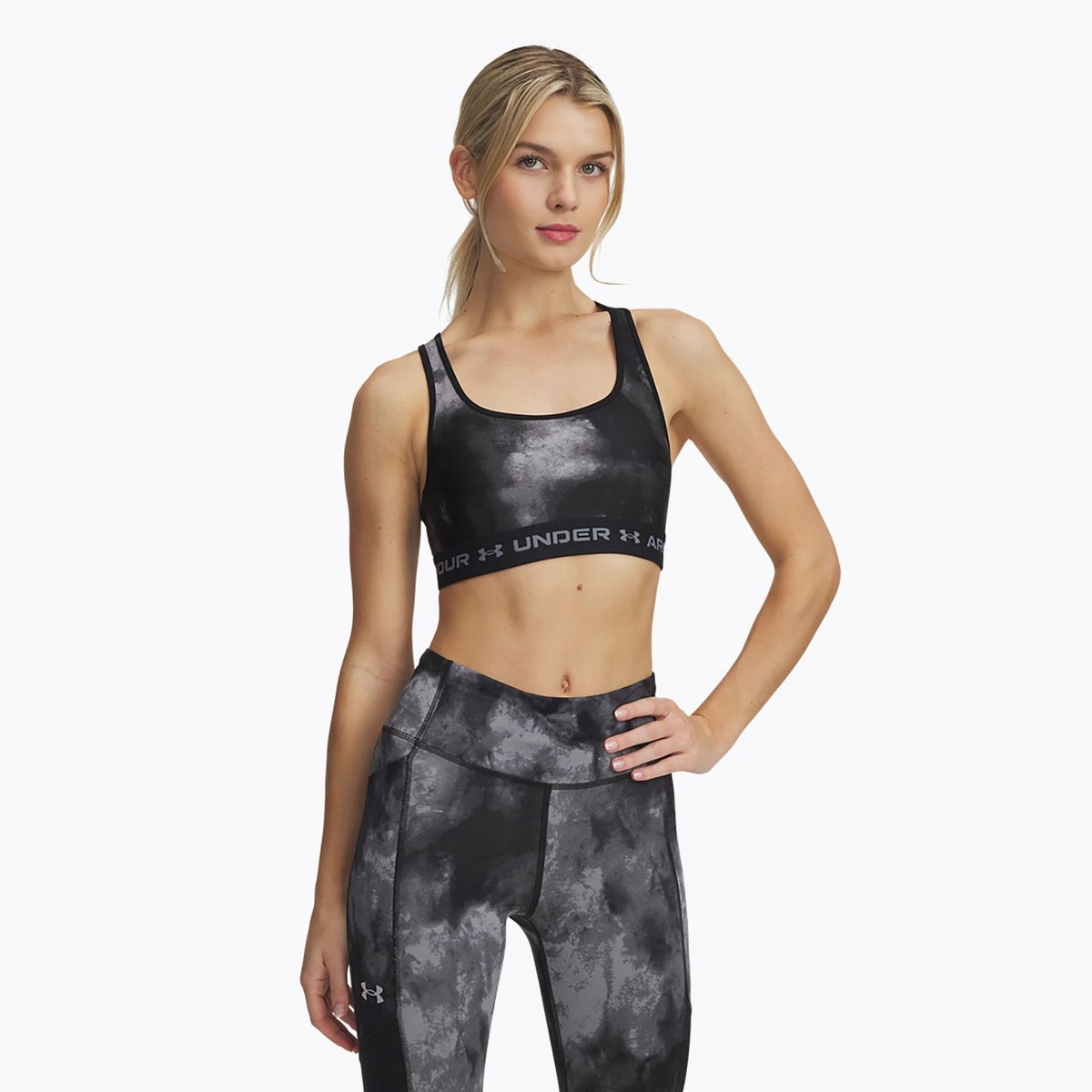 DAMSKI TOP BIUSTONOSZ SPORTOWY UNDER ARMOUR Crossback Mid Print XL