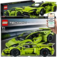 Klocki - KLOCKI LEGO AUTO LAMBO PREZENT DLA DZIECKA - LEGO Technic Lamborghini Huracán Tecnica (42161) Kultowy Super Samochód z Silnikiem V10 i Drzwiami + .. - miniaturka - grafika 1