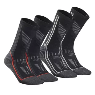 Skarpety turystyczne Quechua SH920 X-Warm mid 2 pary - Odzież trekkingowa męska - miniaturka - grafika 1
