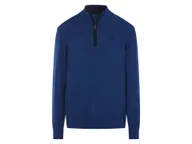 Swetry męskie - LIVERGY® Sweter męski z wiskozą (XL (56/58), Niebieski) - miniaturka - grafika 1