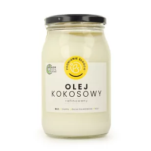 Olej kokosowy rafinowany 900 ml - Zdrowa żywność - miniaturka - grafika 1